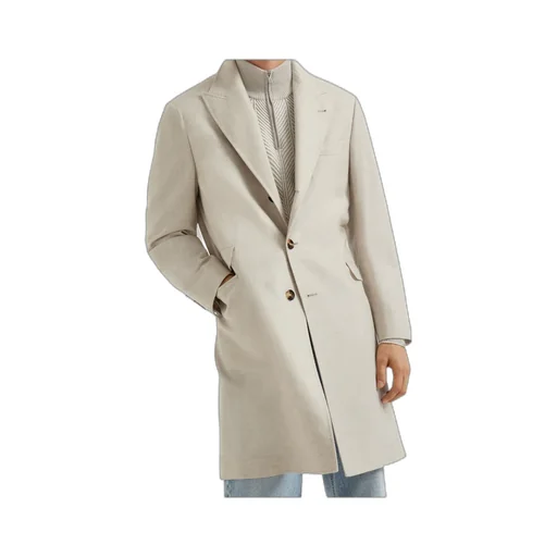 Cashmere Button Coat
