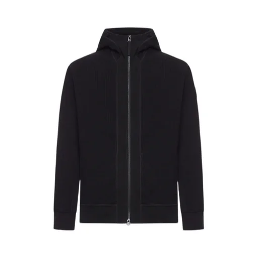 Stone Island Compass Patch Zip-Up Hoodie