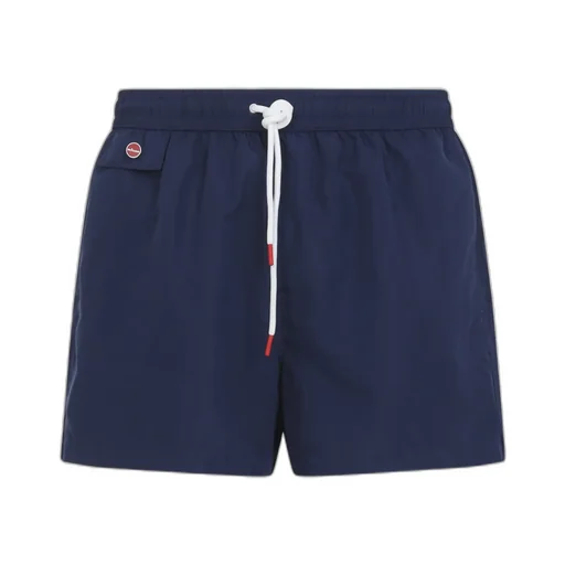 Kiton Elastic Waist Drawstring Swim Shorts