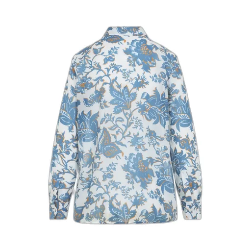 Floral-Print Buttoned Shirt