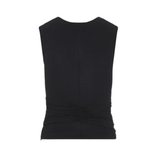 Elisabetta Franchi Pleated Sleeveless Top