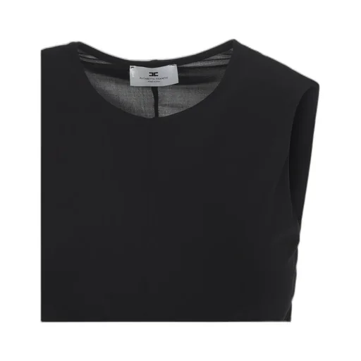 Elisabetta Franchi Pleated Sleeveless Top