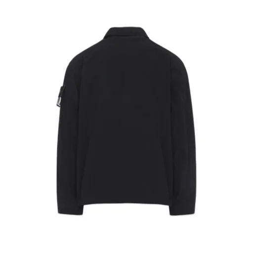 Stone Island Logo Patch Buttoned Jacket