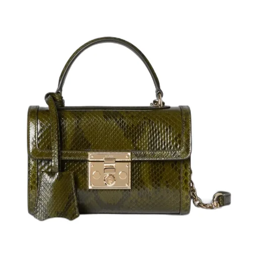Padlock Python Small Top Handle Bag
