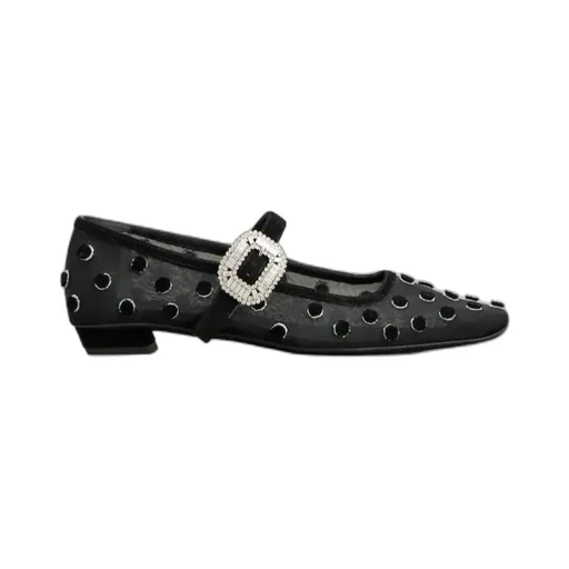 Roger Vivier Buckle-Embellished Ballet Flats