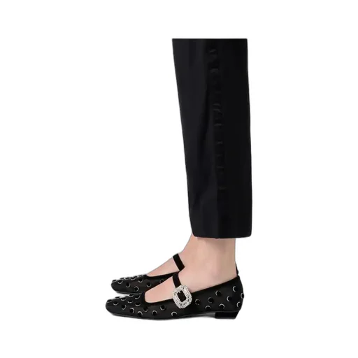 Roger Vivier Buckle-Embellished Ballet Flats