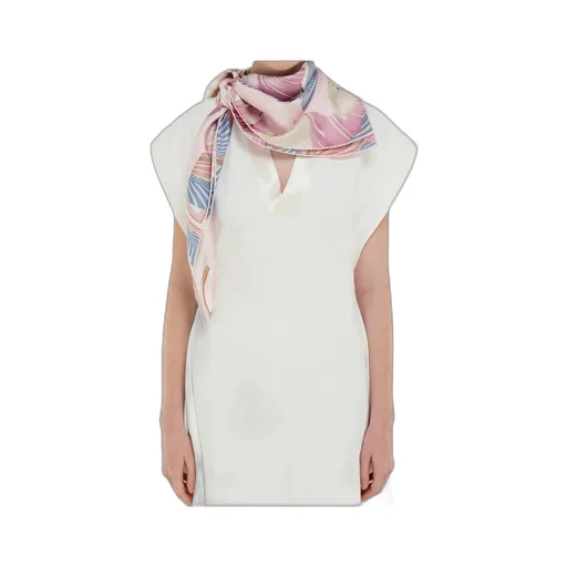Brezza Print Silk Scarf