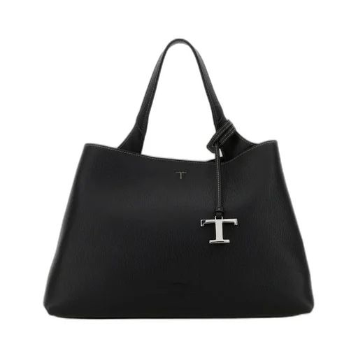 Tod's Logo Embossed Top Handle Bag
