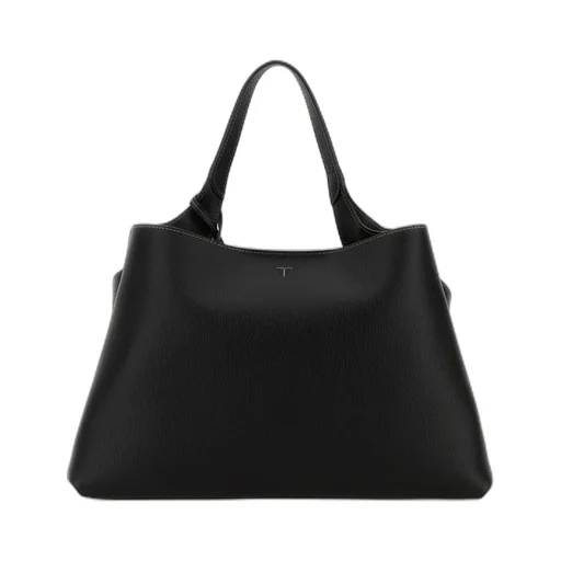 Tod's Logo Embossed Top Handle Bag