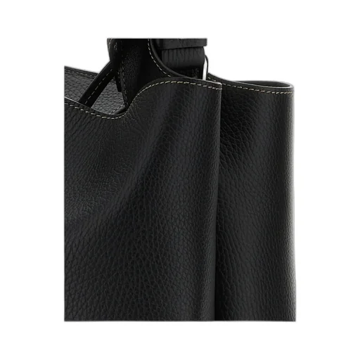 Tod's Logo Embossed Top Handle Bag