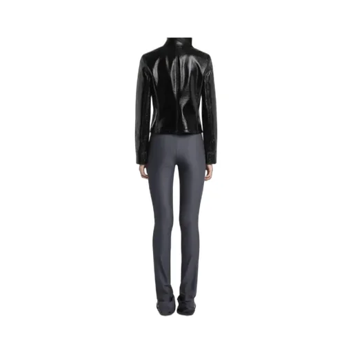 Courrges Buckle-Neck Zipped City Jacket