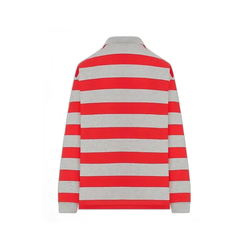 Striped Jersey Polo Shirt