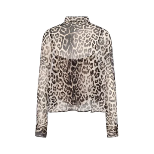 Ermanno Scervino Leopard Print Shirt