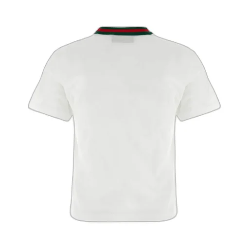 Gucci Web Detailed Jersey T-Shirt