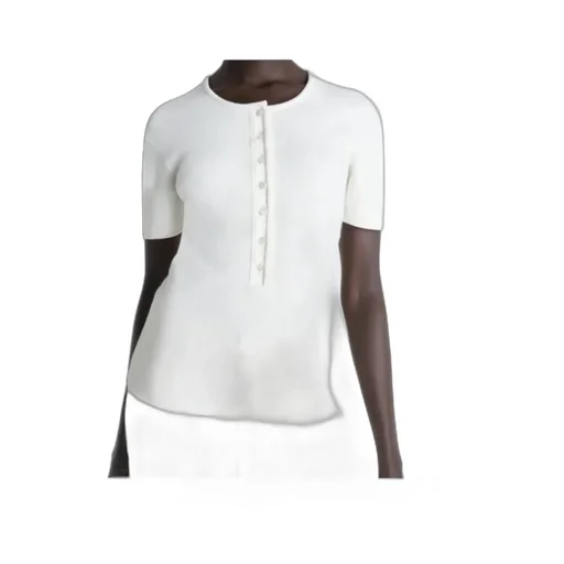 Fitted Henley In Jersey