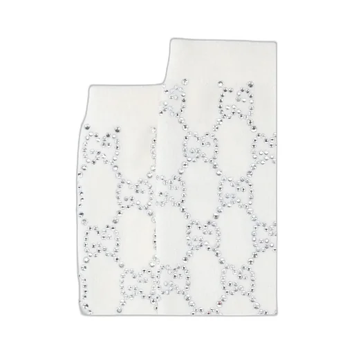 Gucci Gg Embellished Ribbed Socks