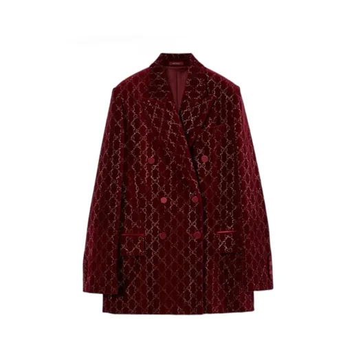 Gucci Embroidered Velvet Jacket
