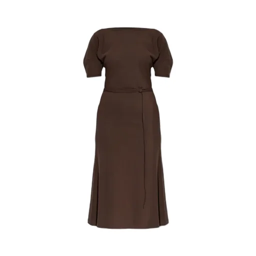Lemaire Short Sleeve Off Shoulder Dress