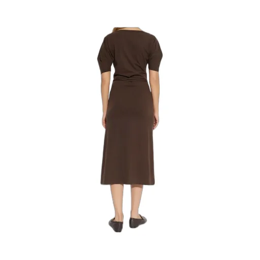 Lemaire Short Sleeve Off Shoulder Dress