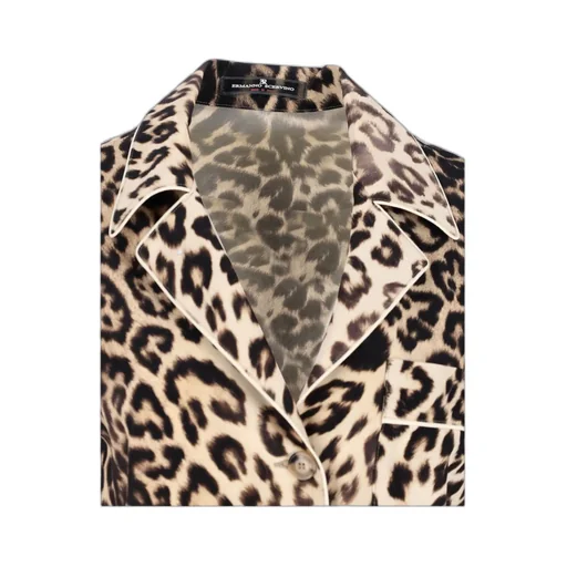 Ermanno Scervino Leopard Belted Top