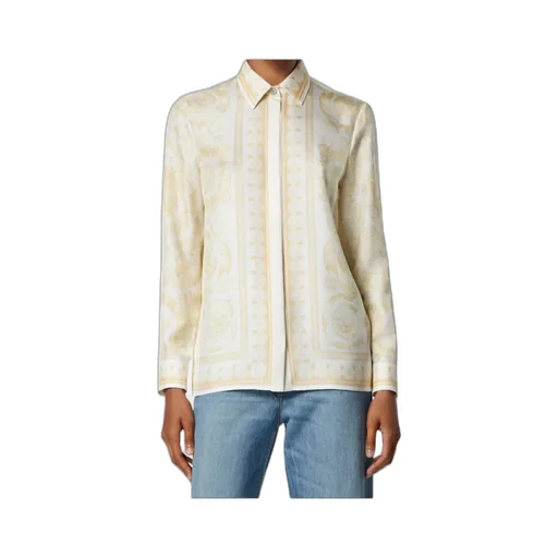 Versace Pattern-Printed Long-Sleeved Shirt