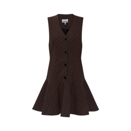 Flock Check Suiting Dress
