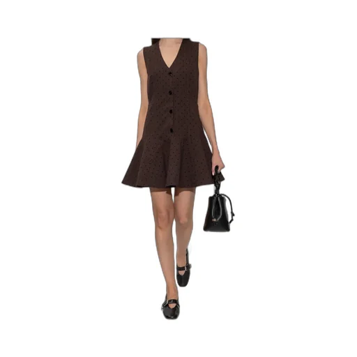 Flock Check Suiting Dress