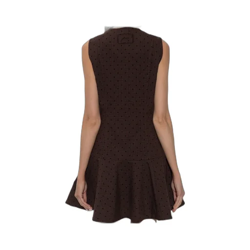 Flock Check Suiting Dress