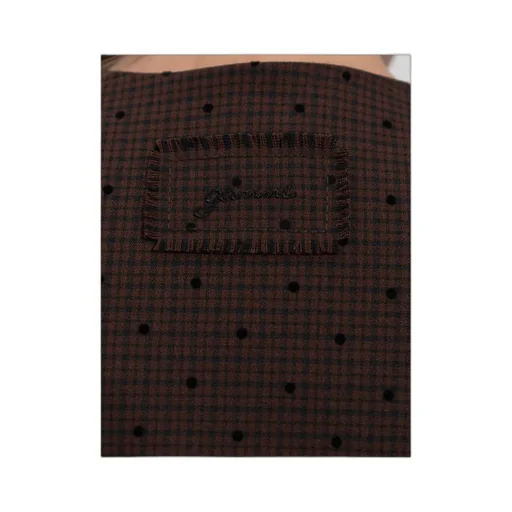 Flock Check Suiting Dress