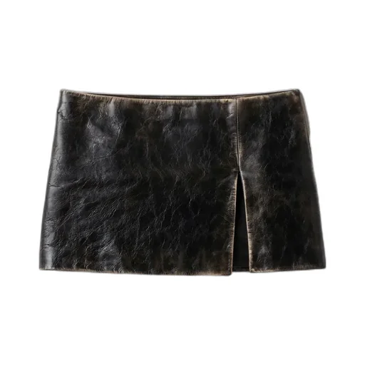 Miu Miu Slit-Detailed Mini Skirt