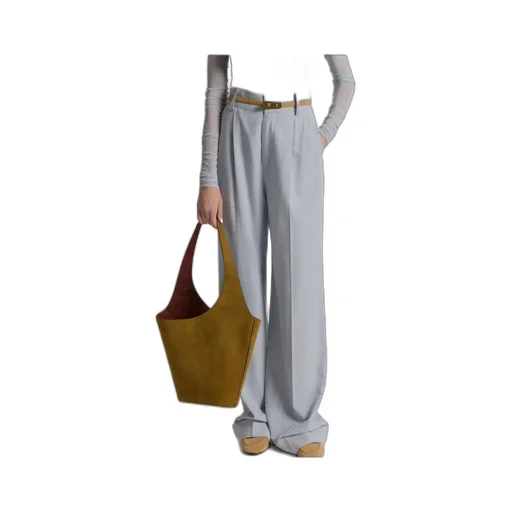 Alberta Ferretti High Waist Pleated Pants