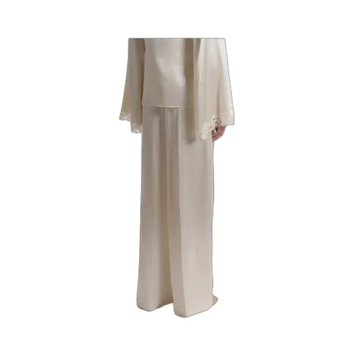 Satin Wide-Leg Pants