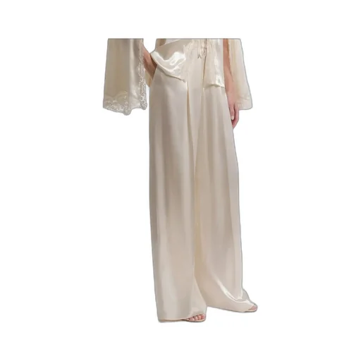 Satin Wide-Leg Pants