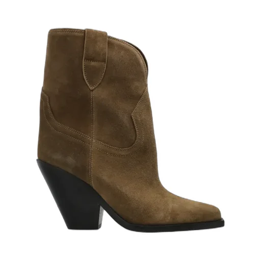 Isabel Marant Leyane Pointed Toe High Ankle Boots