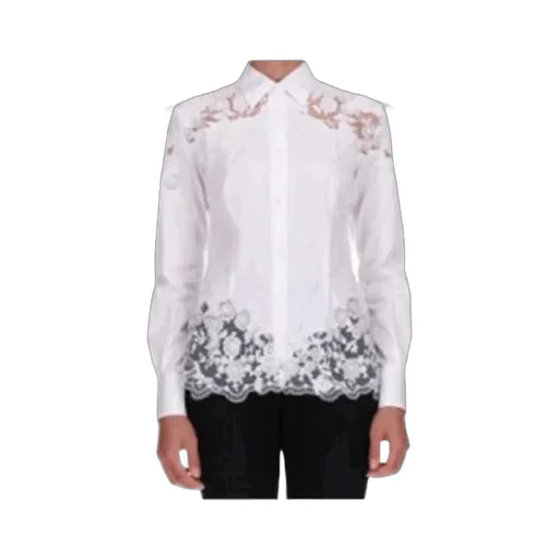 Lace-Detail Shirt