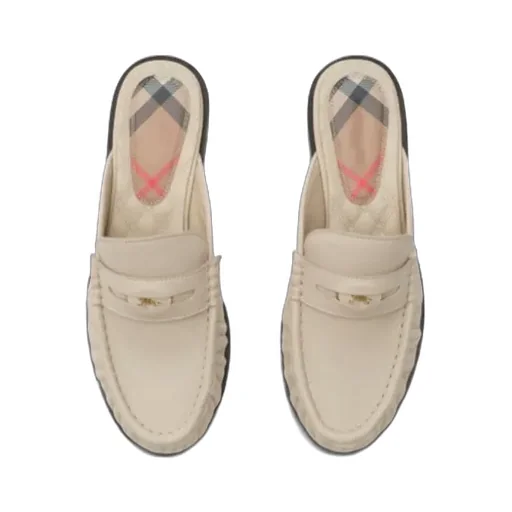 Burberry Cadet Gathered Mules