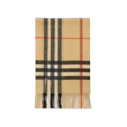 Crystal Check Cashmere Scarf