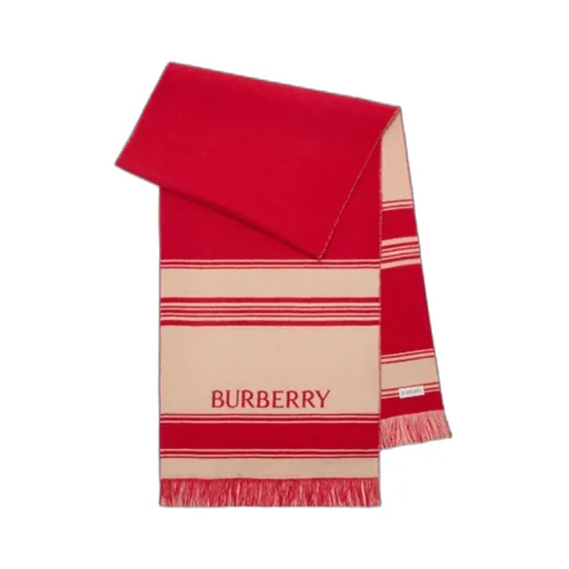 Ekd Striped Wool Scarf