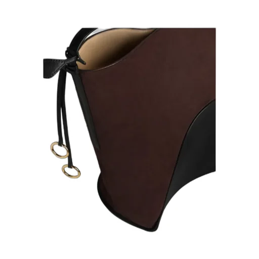 Hip Large Bucket Bag In Suede