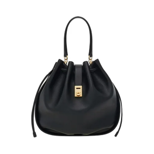 Hug Buckle Bucket Bag