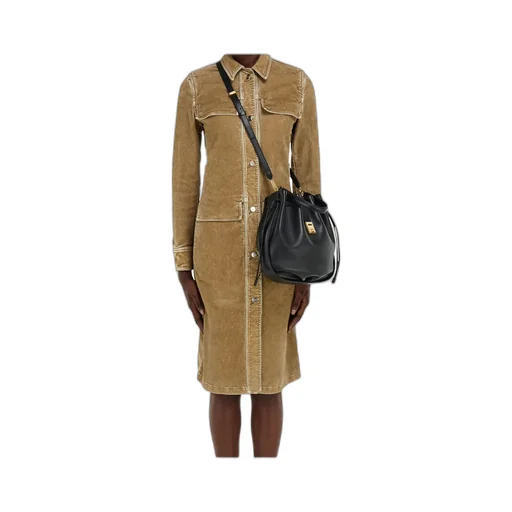 Hug Buckle Bucket Bag