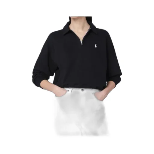 Long-Sleeved Zip-Up Sweatshirt
