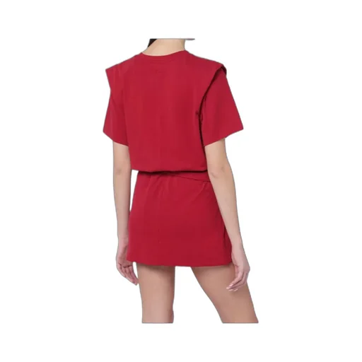 Cherry-Coloured Zelitos Cotton T-Shirt
