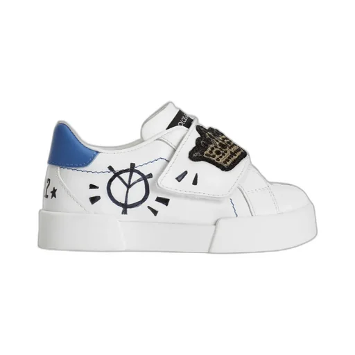 Dolce & Gabbana Kids Patch Sneakers