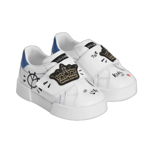 Dolce & Gabbana Kids Patch Sneakers