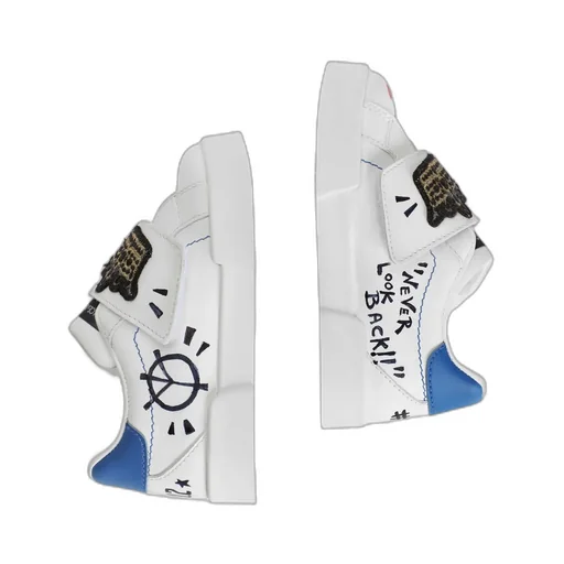 Dolce & Gabbana Kids Patch Sneakers