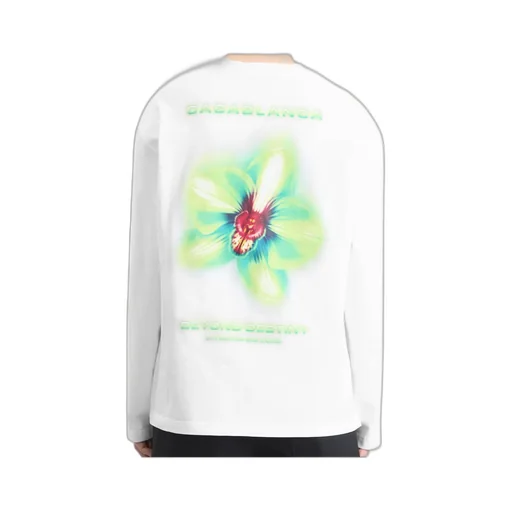 Casablanca Glitch Orchid Long-Sleeve T-Shirt