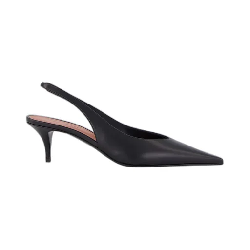 Amina Muaddi Black Anok Sling