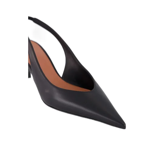 Amina Muaddi Black Anok Sling
