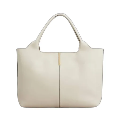 Tod's Logo Plaque Medium-Small Shopping Bag